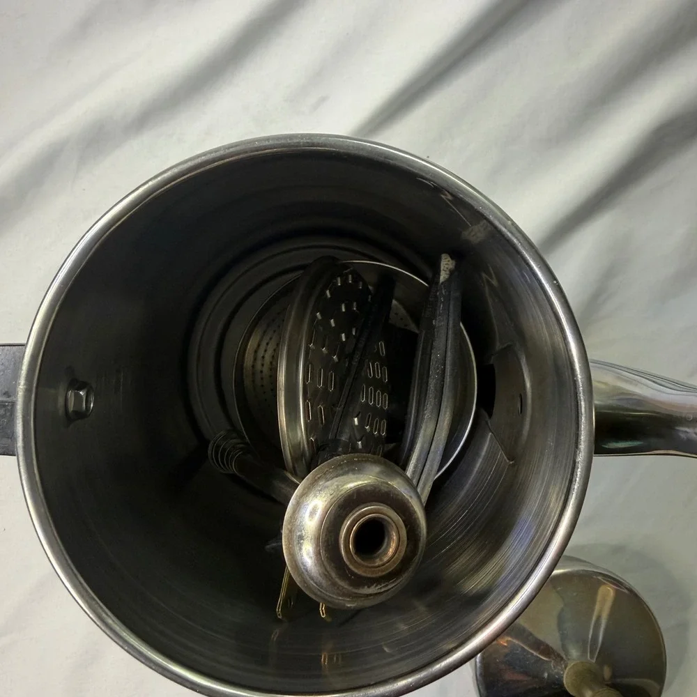 Presto 12 Cup Electric Coffee Percolator Stainless Steel Vintage Model